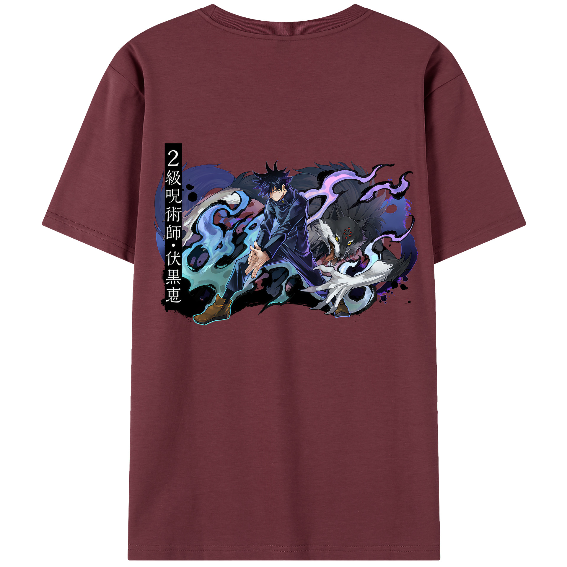 （画像用） 呪術廻戦 Jujutsu Kaisen 綿100％半袖Tシャツ（背面プリント）